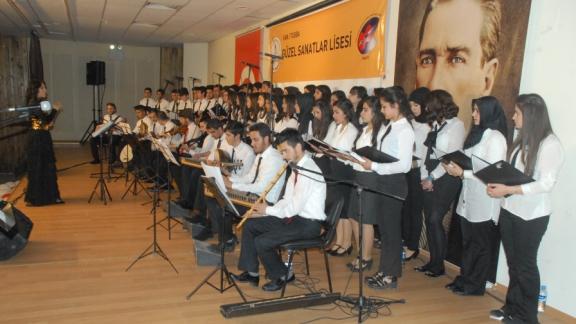 Güzel Sanatlar Lisesi Öğrencilerinden Türk Sanat Müziği Konseri