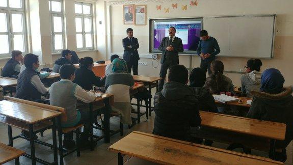İlçe Müdürümüz Ceylani Kalecik Atatürk Ortaokulunu ziyaret etti. 