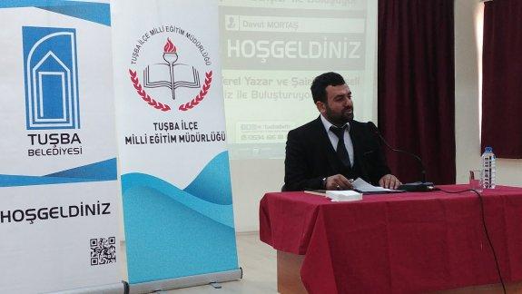 Yerel Yazar ve Şair Mortaş, Turgut Özal Anadolu Lisesi öğrencileriyle buluştu