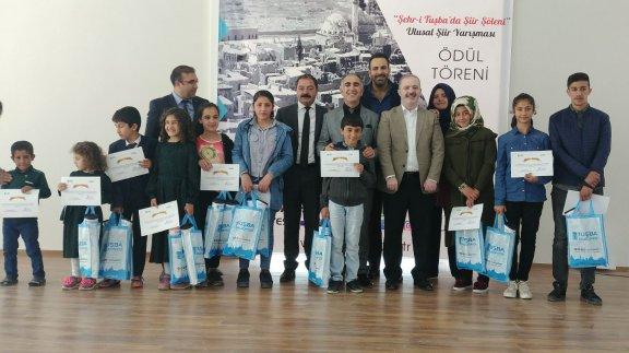 İlçe Müdürümüz Ceylani, Şehr-İ Tuşbada, Şiir şöleni yarışması ödül törenine katıldı