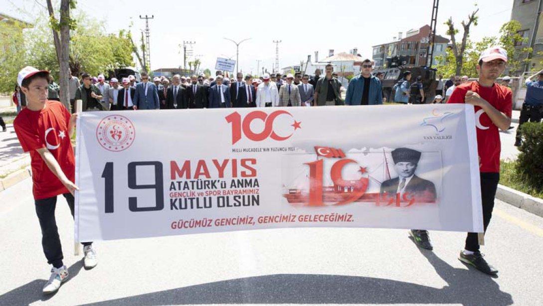 19 Mayıs Atatürk'ü Anma, Gençlik ve Spor Bayramı Coşkuyla kutlandı