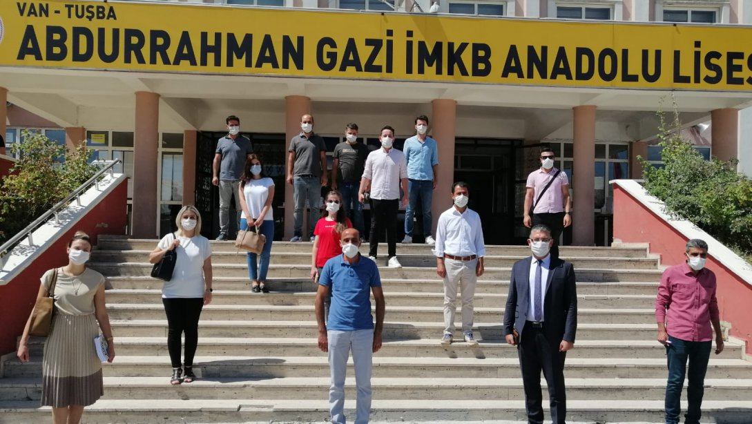 İlçe Müdürümüz BEDEVİOĞLU'ndan Abdurrahman Gazi Anadolu lisesine ziyaret