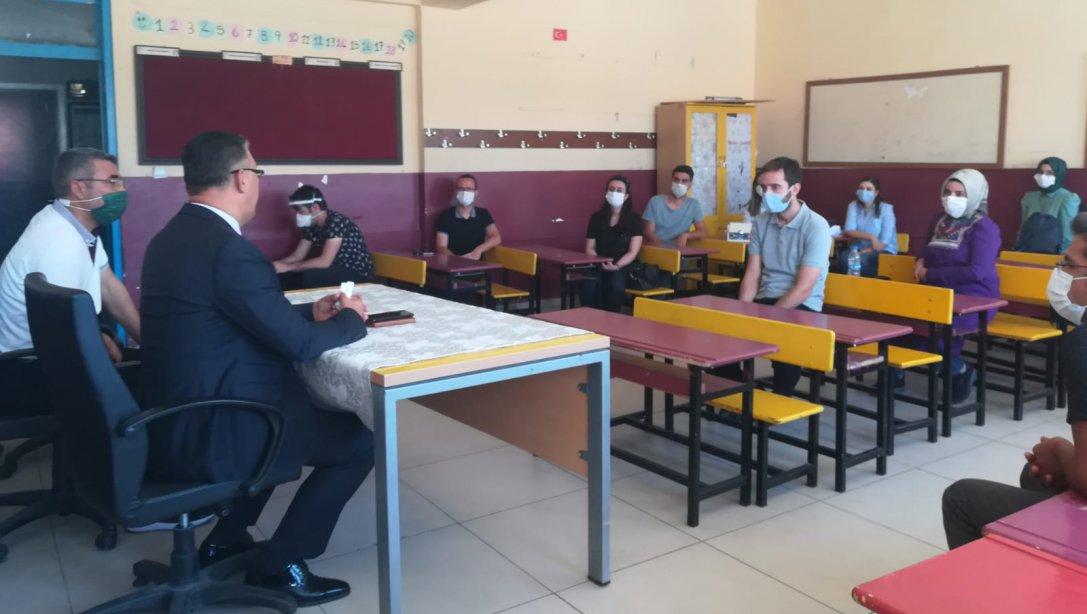 İlçe Müdürümüz BEDEVİOĞLU'ndan Polatoğlu ilk ve ortaokuluna ziyaret