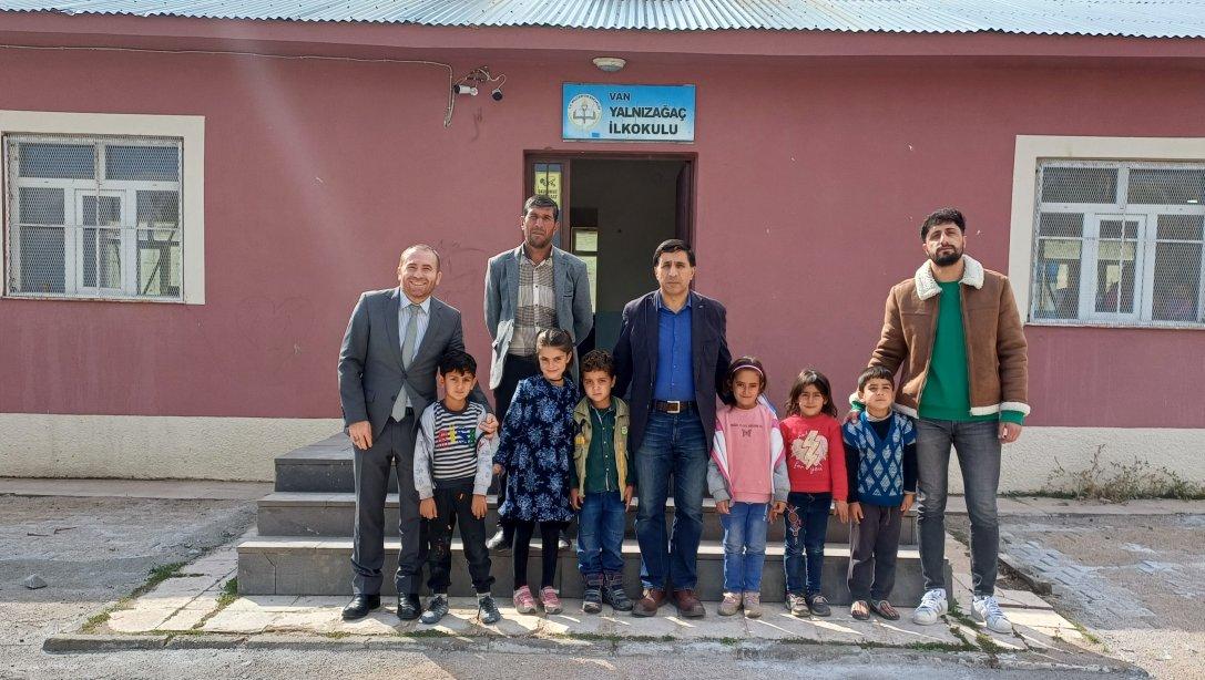 Okul ziyaretleri kapsamında Akçift, Yalnızağaç, Kozluca, Mahir Kolyiğit okullarına ziyaret