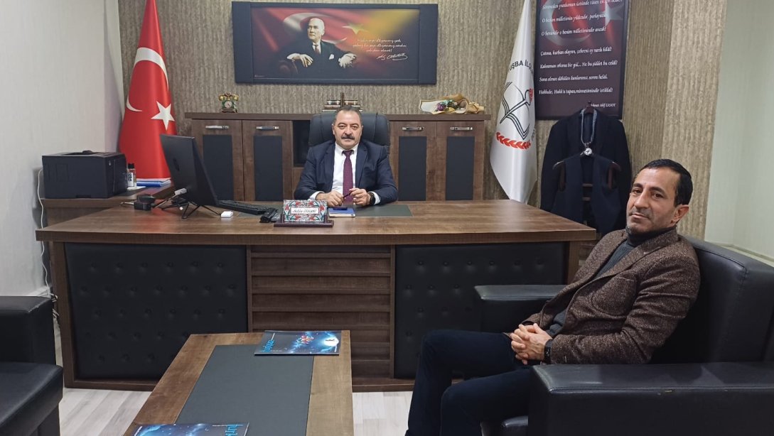İlçe Müdürümüz Ceylani'ye MHP İl Başkan Yardımcısı Yıldırımoğlu'ndan hayırlı olsun ziyareti