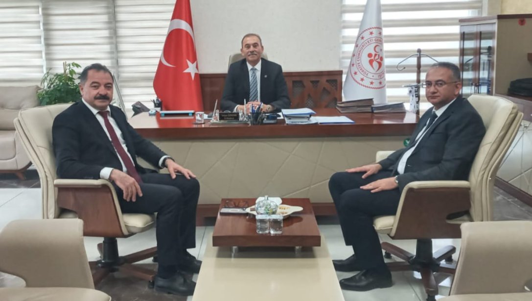 İlçe Müdürümüz Ceylani'den Gençlik ve Spor İl Müdürü Özdemir'e ziyaret