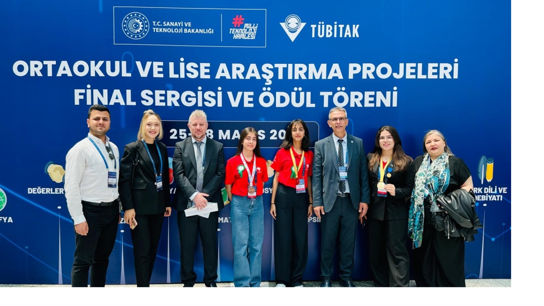 Tuşba TOBB Fen Lisemiz 56.TÜBİTAK yarışmasında Türkiye 1. Si oldu